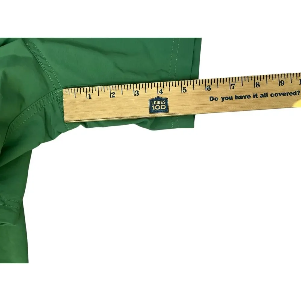 L.L. Bean Cargo Swim Trunks Green Lined Pockets Beach Pool Vacation Resort XL